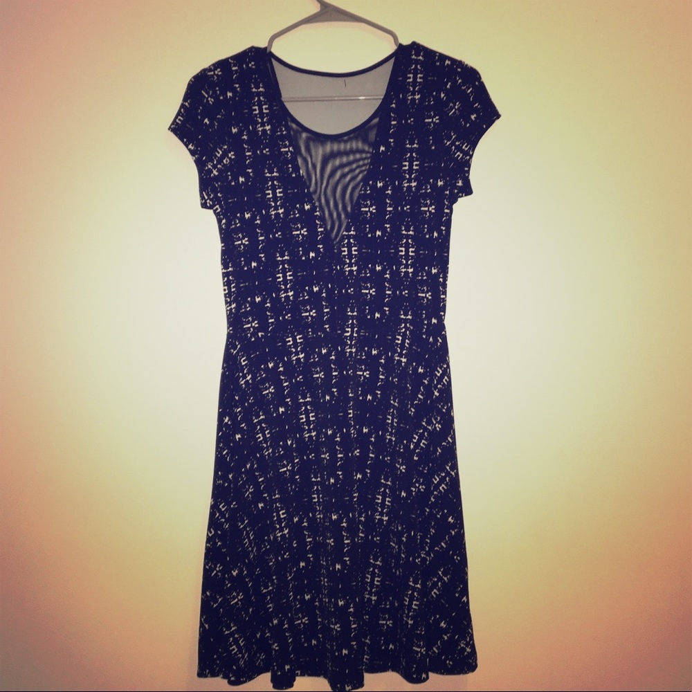Urban Outfitters deep v sexy mesh dress.